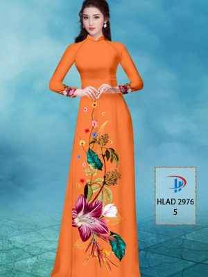 Vải Áo Dài Hoa In 3D AD HLAD2976 39